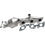 MagnaFlow 2002-2004 Nissan Frontier 3.3L / 2002-2004 Nissan Xterra 3.3L OEM Grade Federal / EPA Compliant Direct-Fit Manifold Catalytic Converter 49997